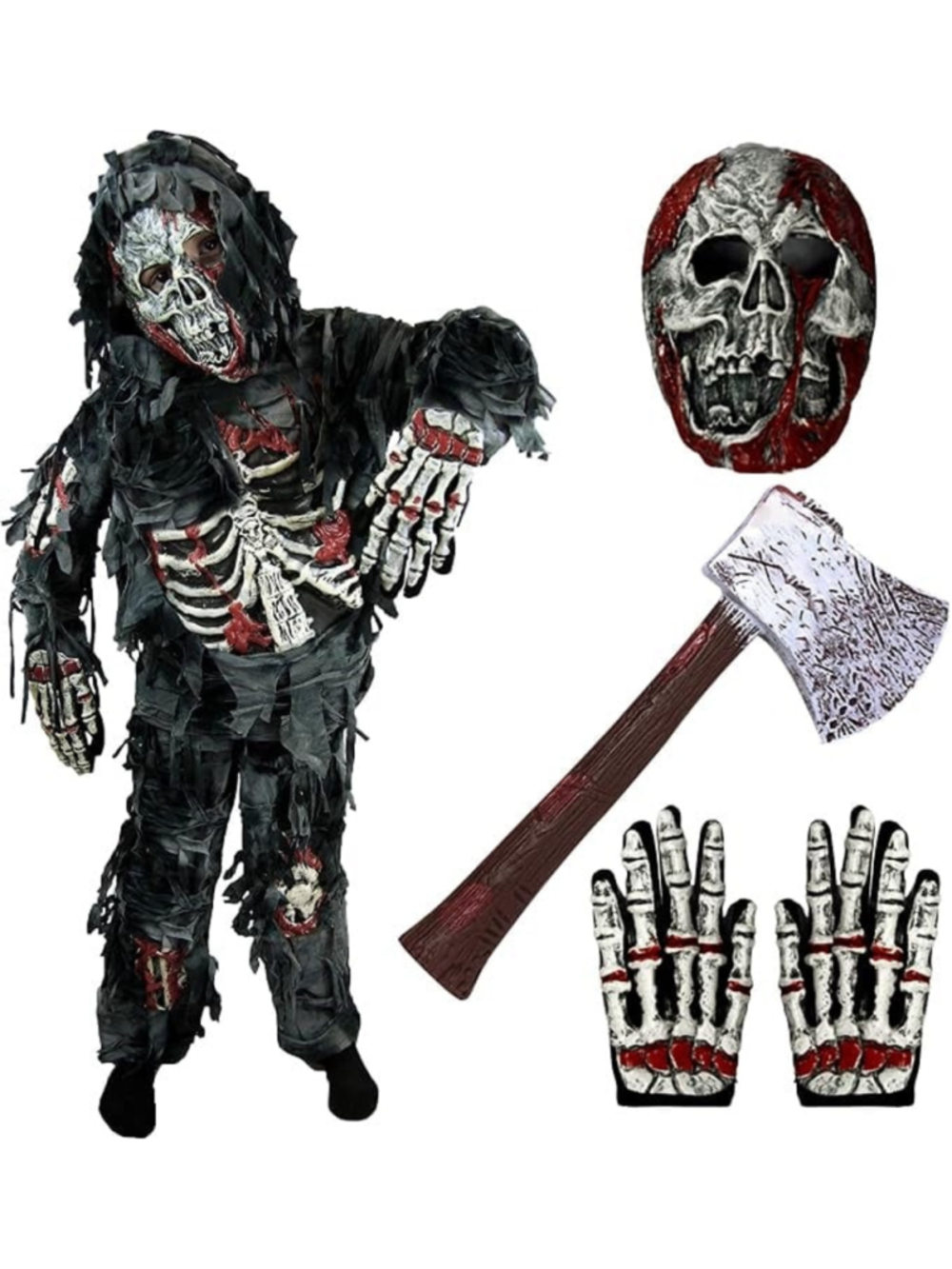 Spooktacular Creations Kids Zombie Deluxe Costume